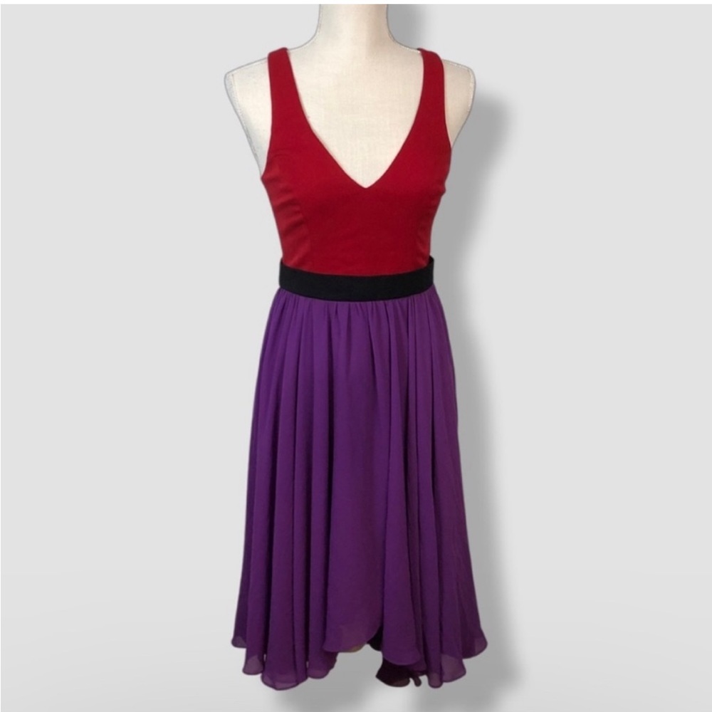 Black Halo | EUC Francis hi low dress